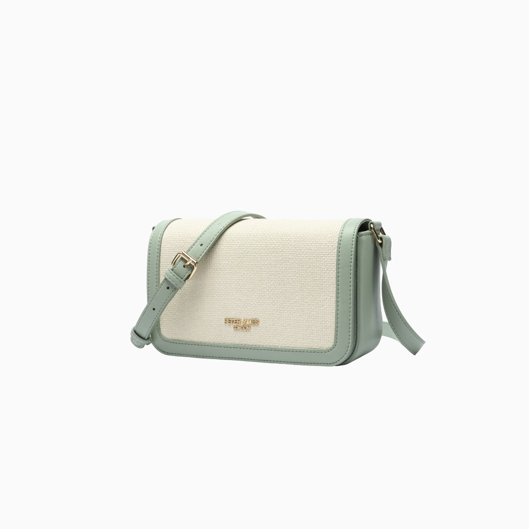 Portman Crossbody Shoulder Bag: Green