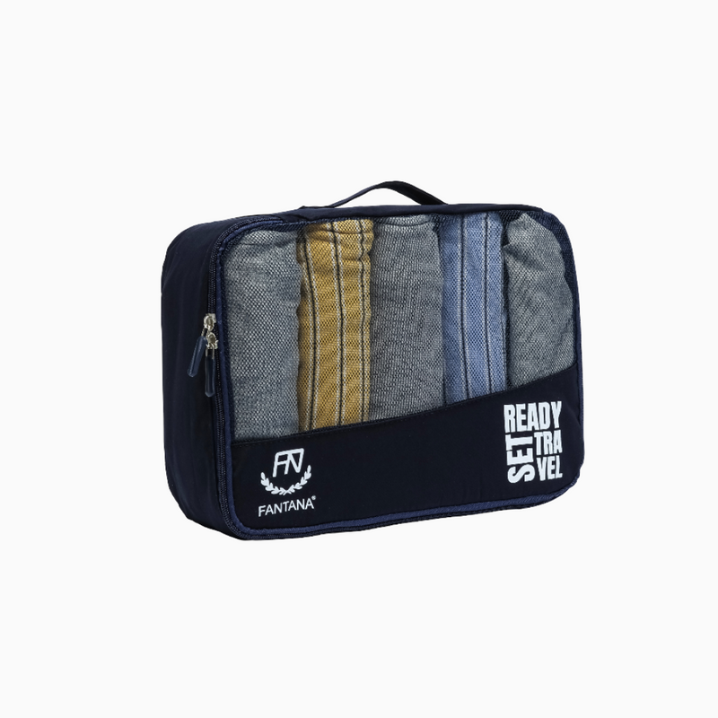 Packing Cube Set of 6: Black, view 9