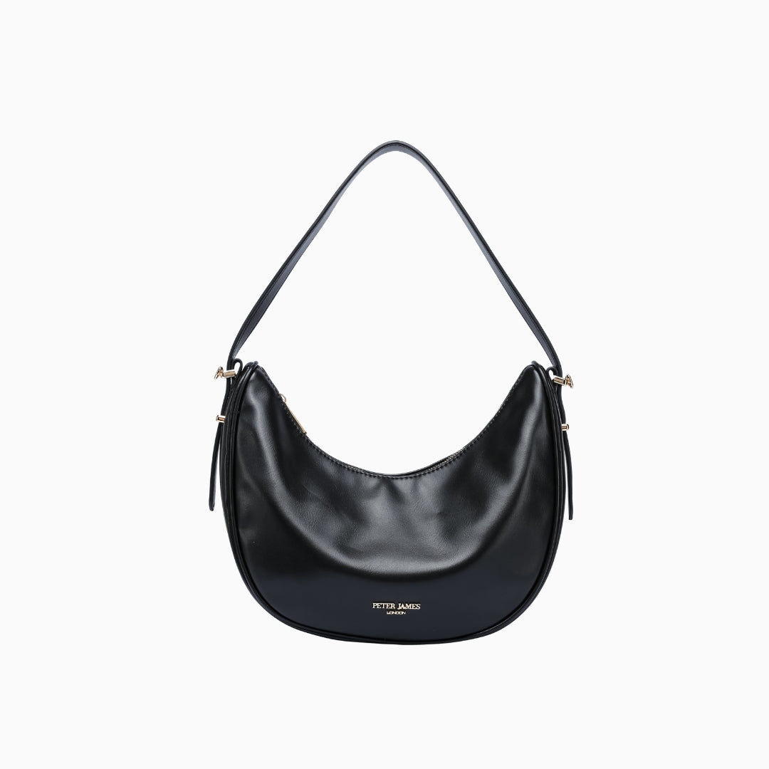 Grosvenor Crescent Hobo: Black