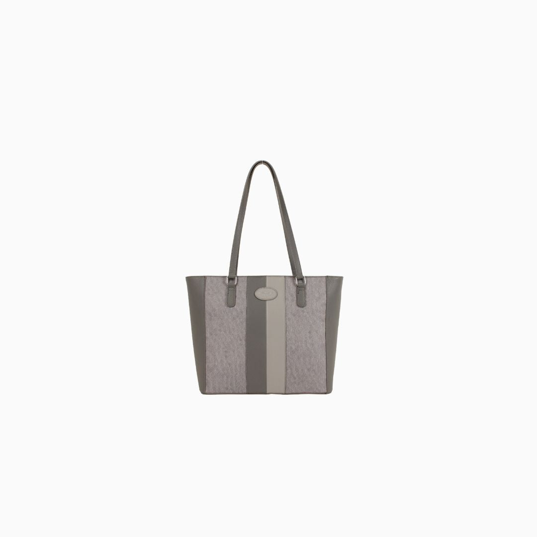 Pelham Horsehair Tote: Grey