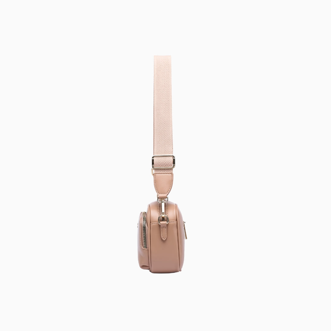 Savile Camera Crossbody: Vintage Pink