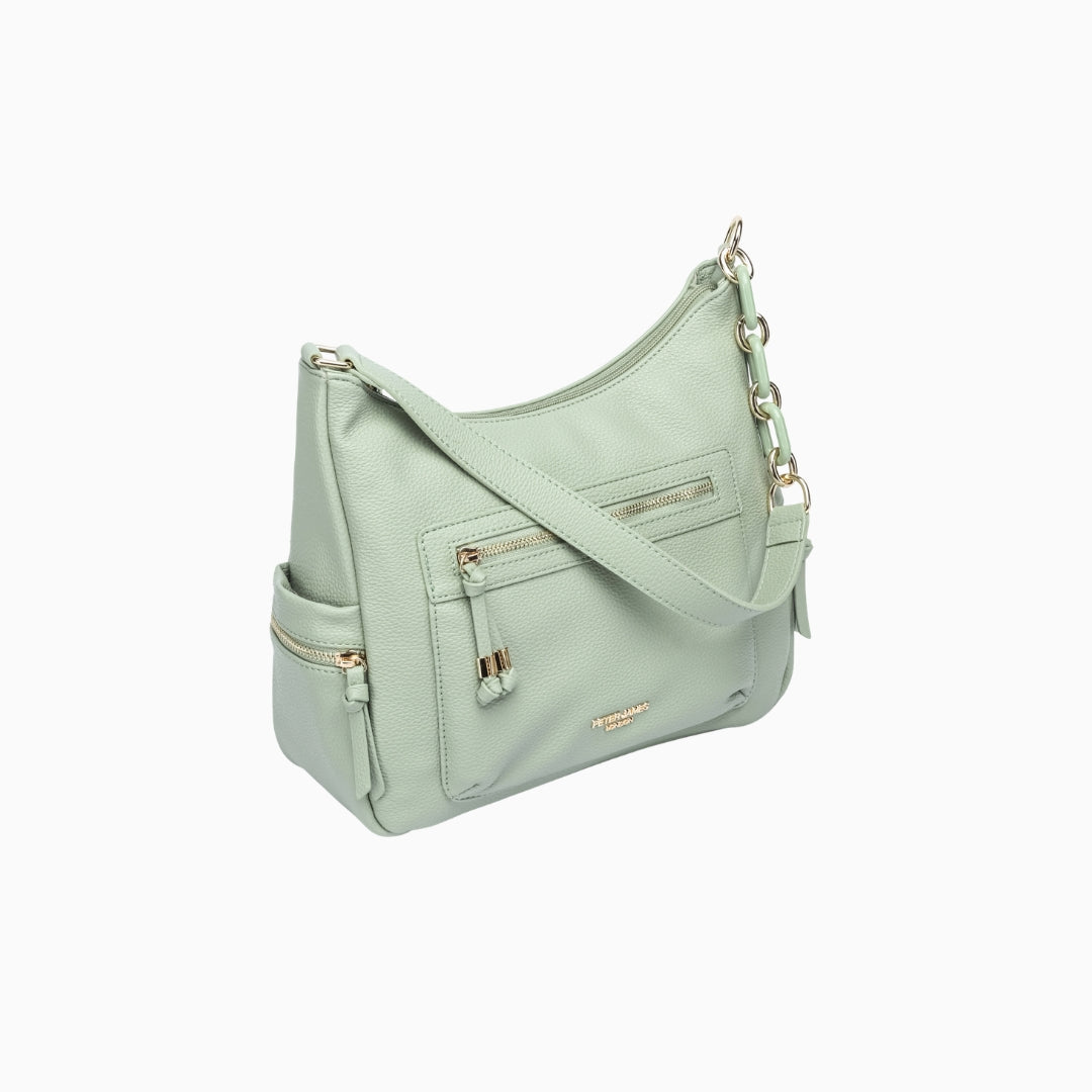 Bryanston Shoulder Bag: Green