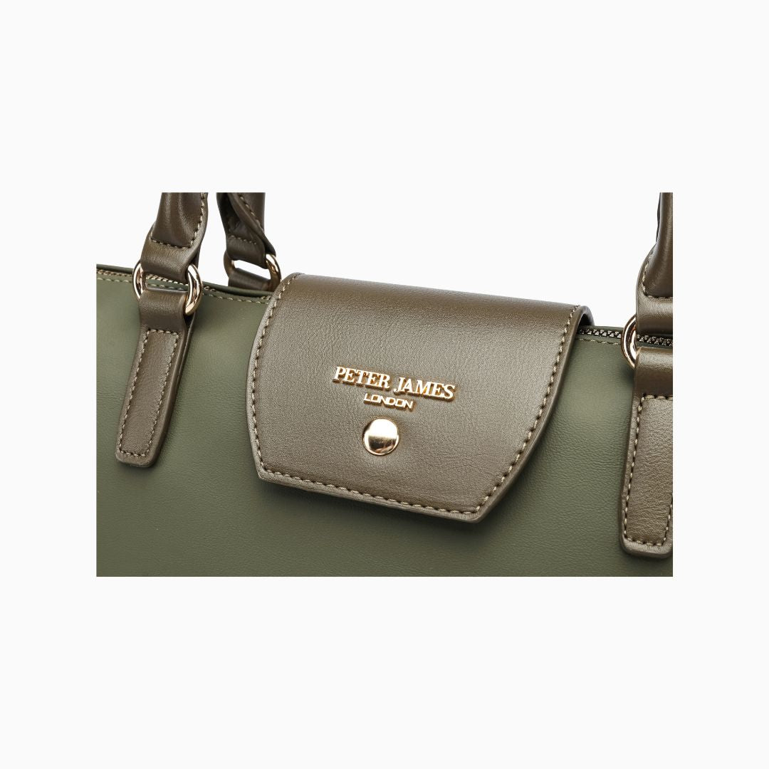 Belgrave Clean Line Tote: Green