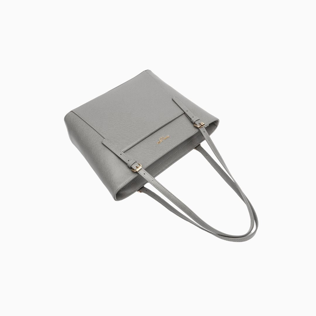 Dover Tote Shoulder Bag: Gray, view 10