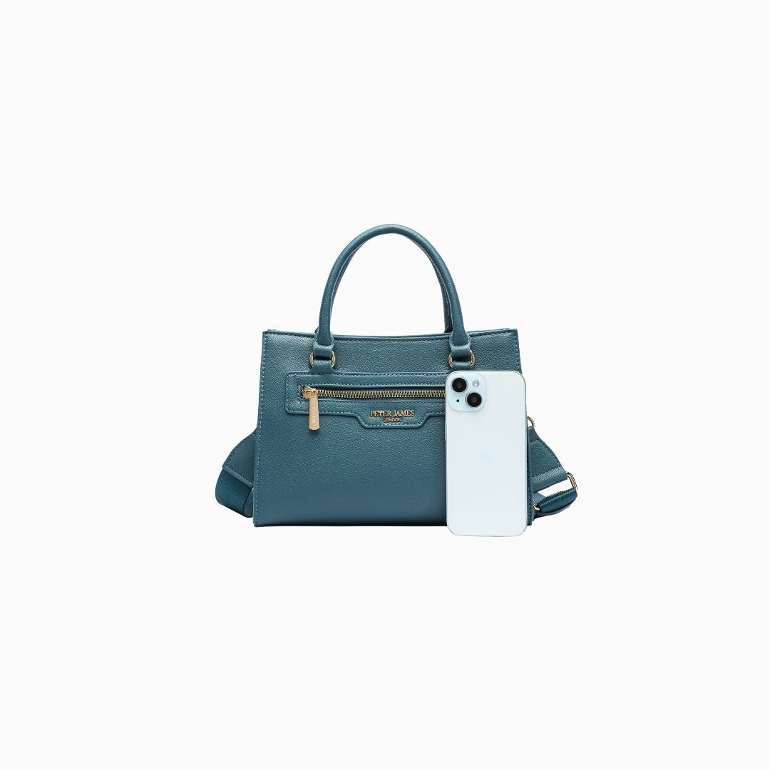 Walton Pocket Satchel: Blue