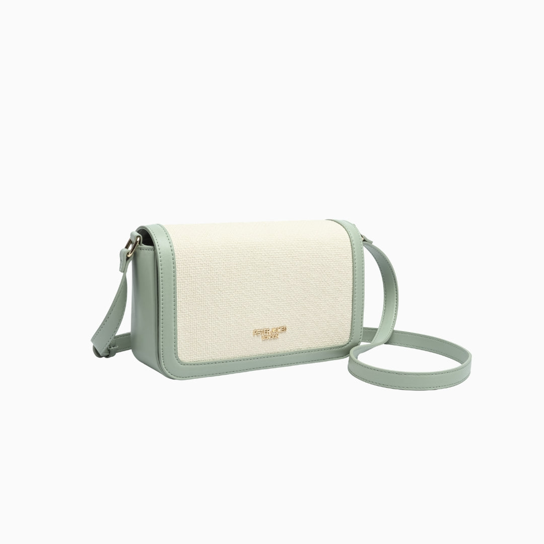 Portman Crossbody Shoulder Bag: Green