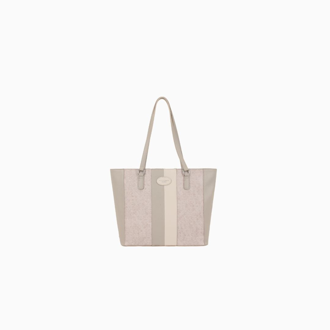 Pelham Horsehair Tote: Warm Grey