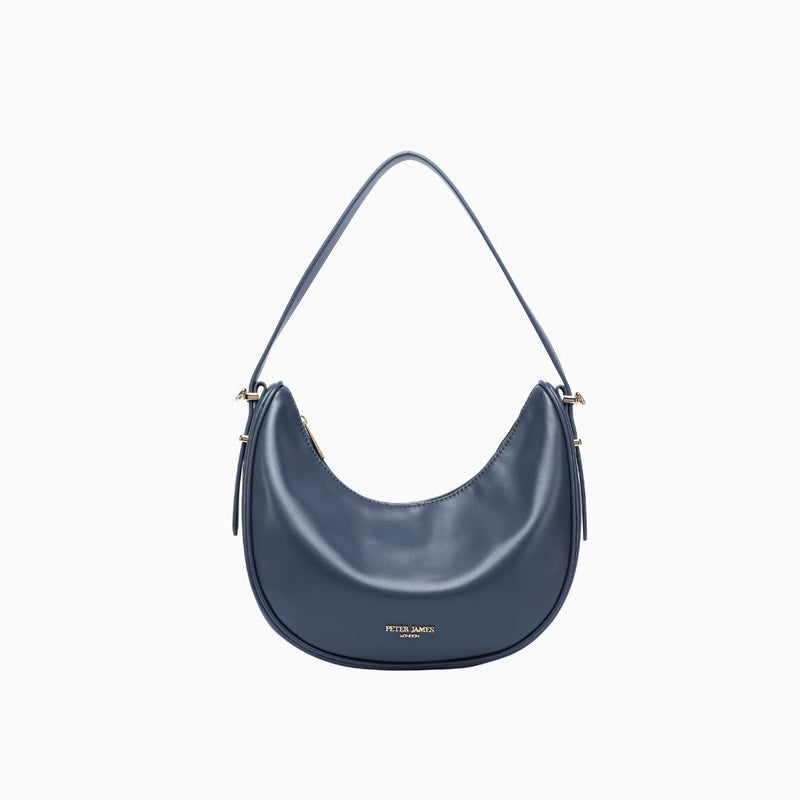 Grosvenor Crescent Hobo: Navy Blue