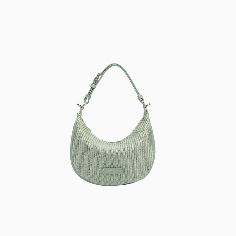 Lennox Straw Hobo: Green