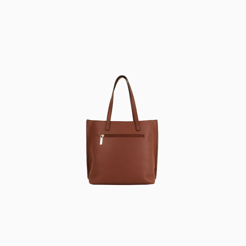 Bourdon Structured Tote: Red, view 11