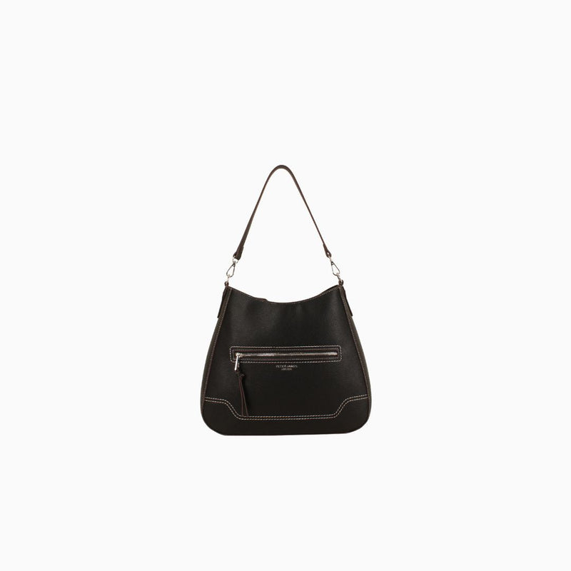 Onslow Hobo Shoulder Bag: Black