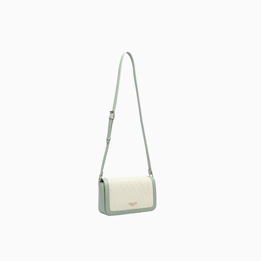 Portman Crossbody Shoulder Bag: Green