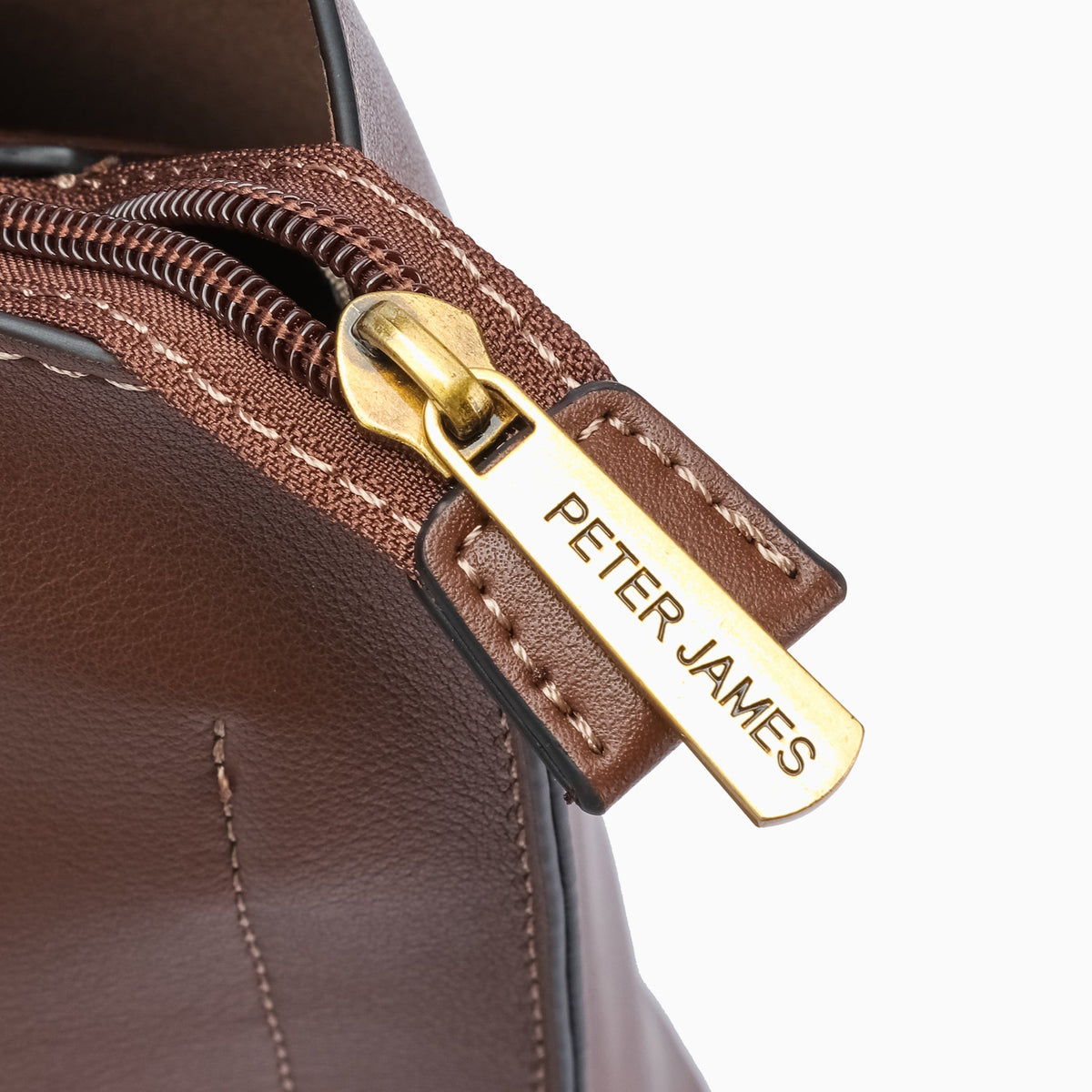 Albemarle Tote: Brown, view 12