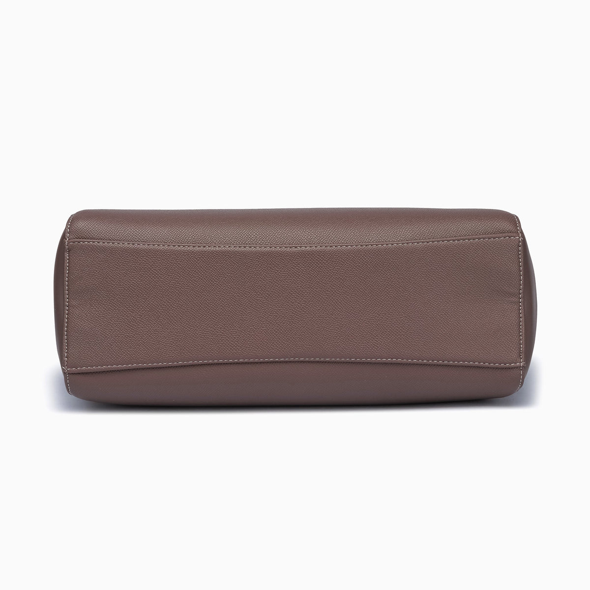 Egerton Pebbled Tote: Brown, view 12