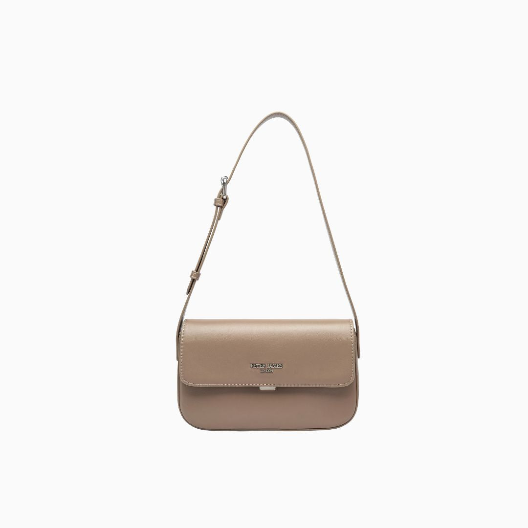 Eaton Flap Crossbody: Brown