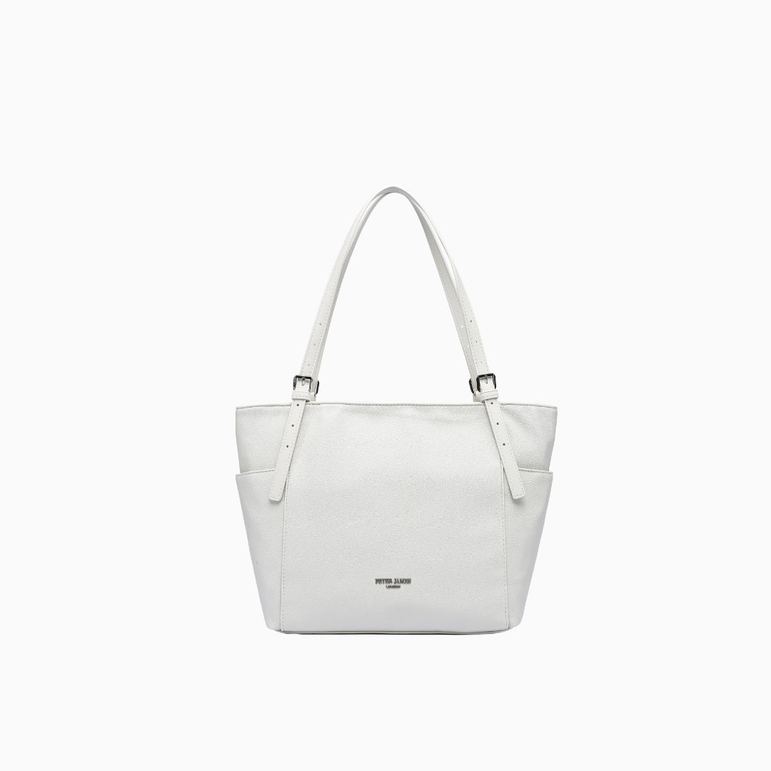 Cheyne Large Tote: White