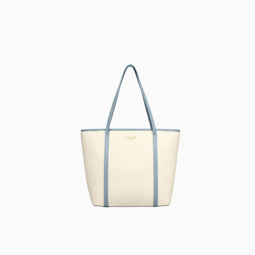 Kinnerton Upright Shoulder Tote: Dusty Blue