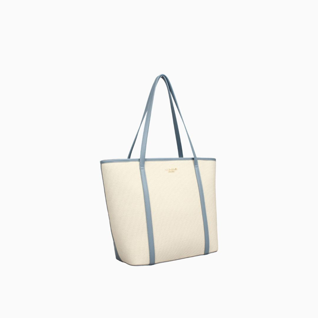 Kinnerton Upright Shoulder Tote: Dusty Blue