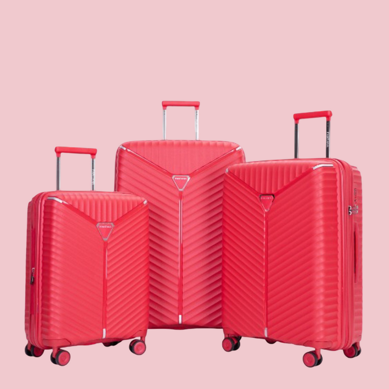 Marylebone Set of 3: Crimson Red
