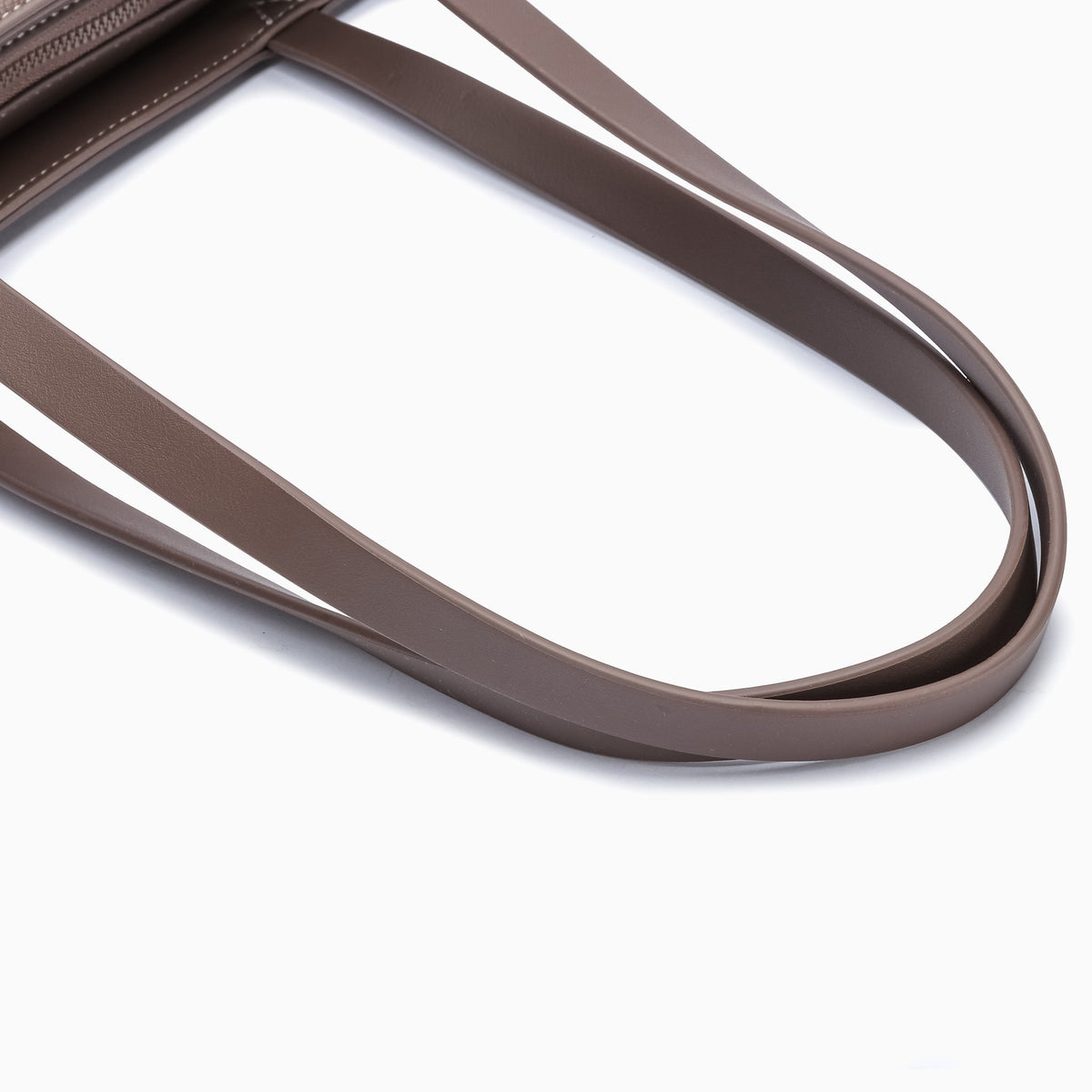 Egerton Pebbled Tote: Brown, view 14