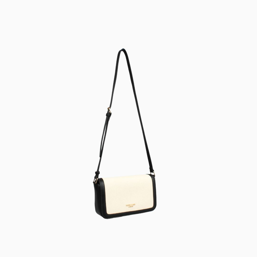 Portman Crossbody Shoulder Bag: Black