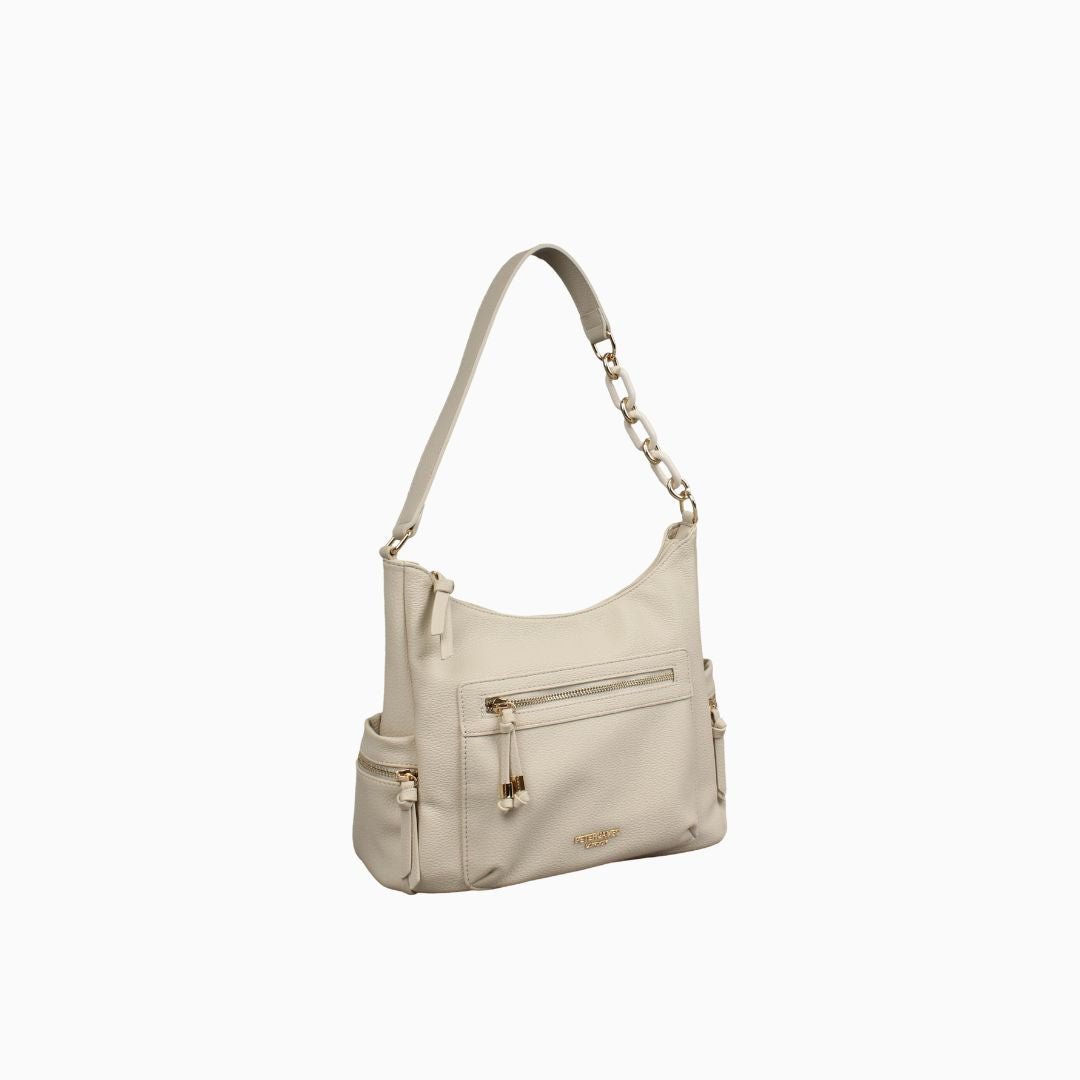 Bryanston Shoulder Bag: Beige