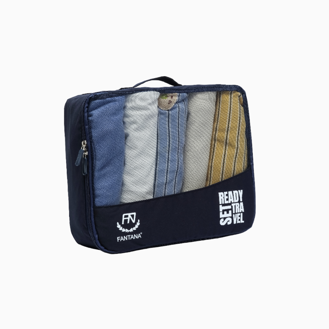 Packing Cube Set of 6: Black, view 15
