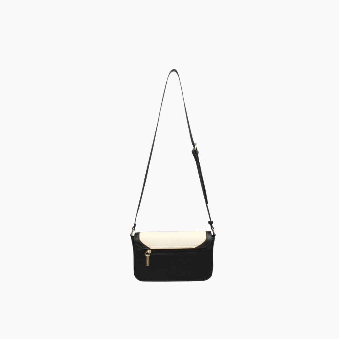 Portman Crossbody Shoulder Bag: Black