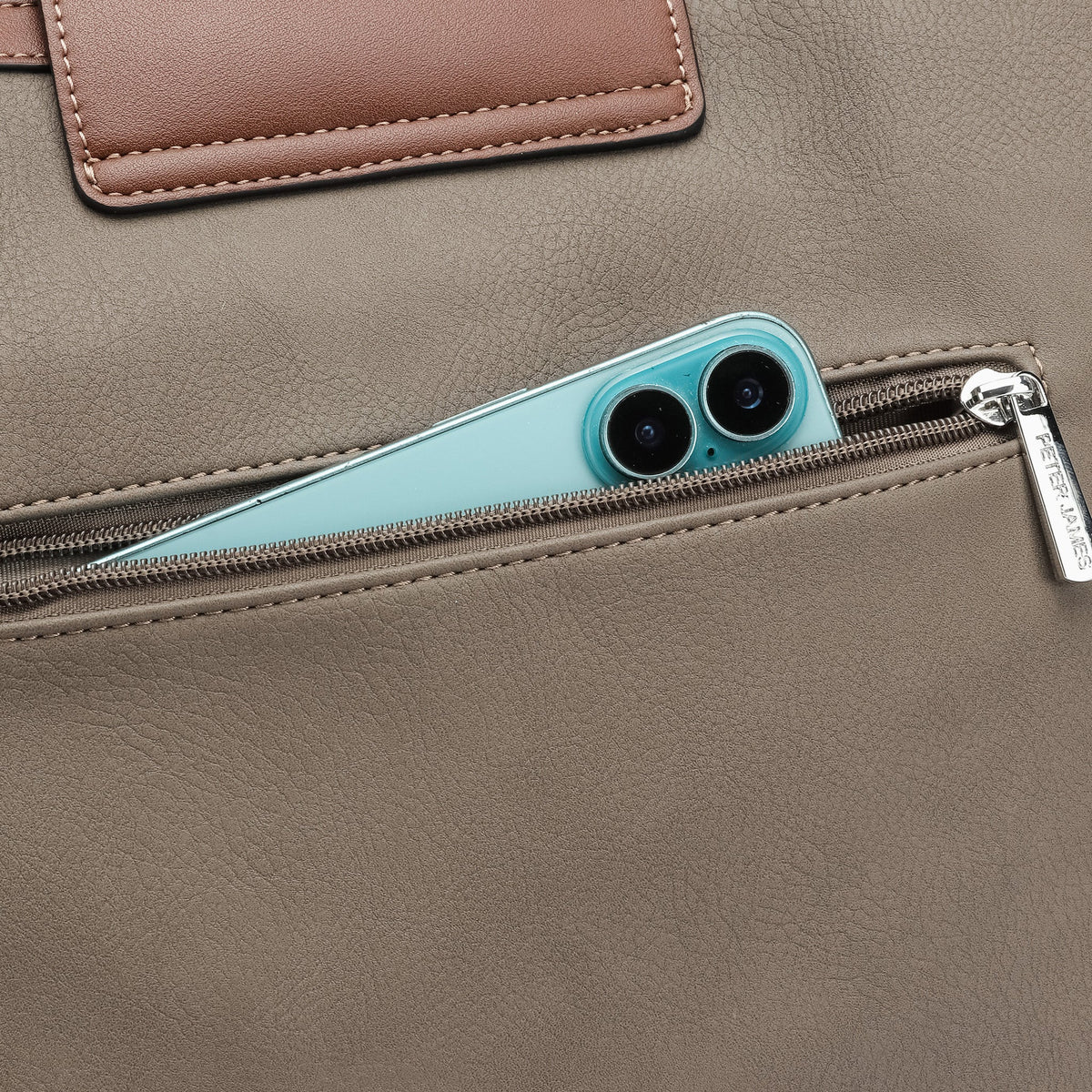 Jermyn Tote: Olive, view 17