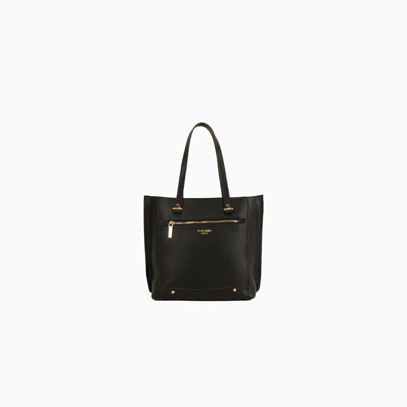 Bourdon Structured Tote: Black