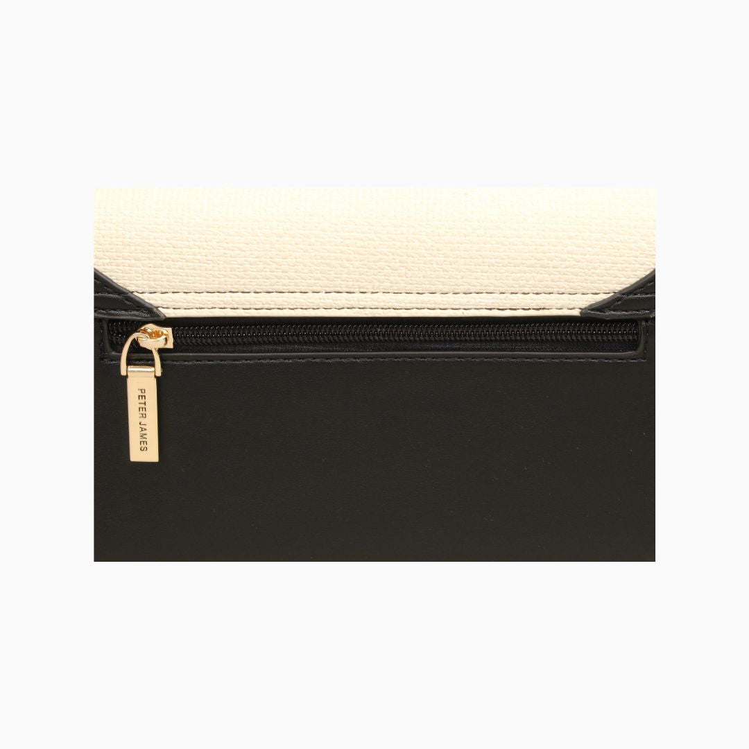 Portman Crossbody Shoulder Bag: Black