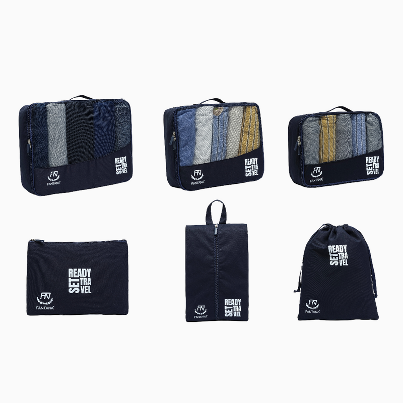 Packing Cube Set of 6: Black