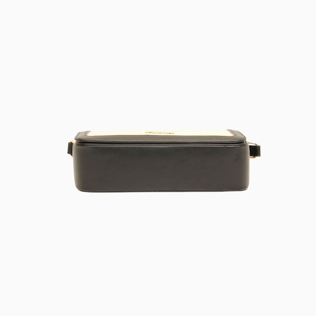 Portman Crossbody Shoulder Bag: Black