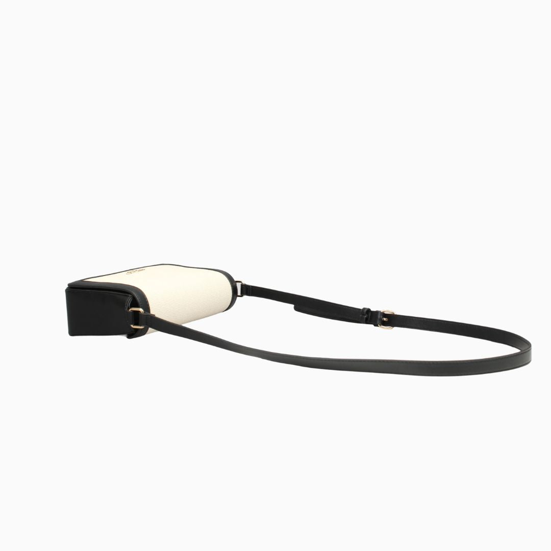 Portman Crossbody Shoulder Bag: Black