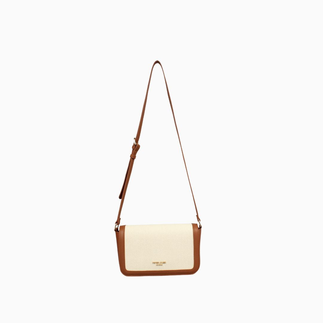 Portman Crossbody Shoulder Bag: Brown