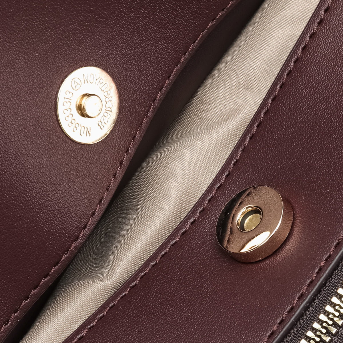 Conduit Textured Satchel: Dark Maroon, view 23