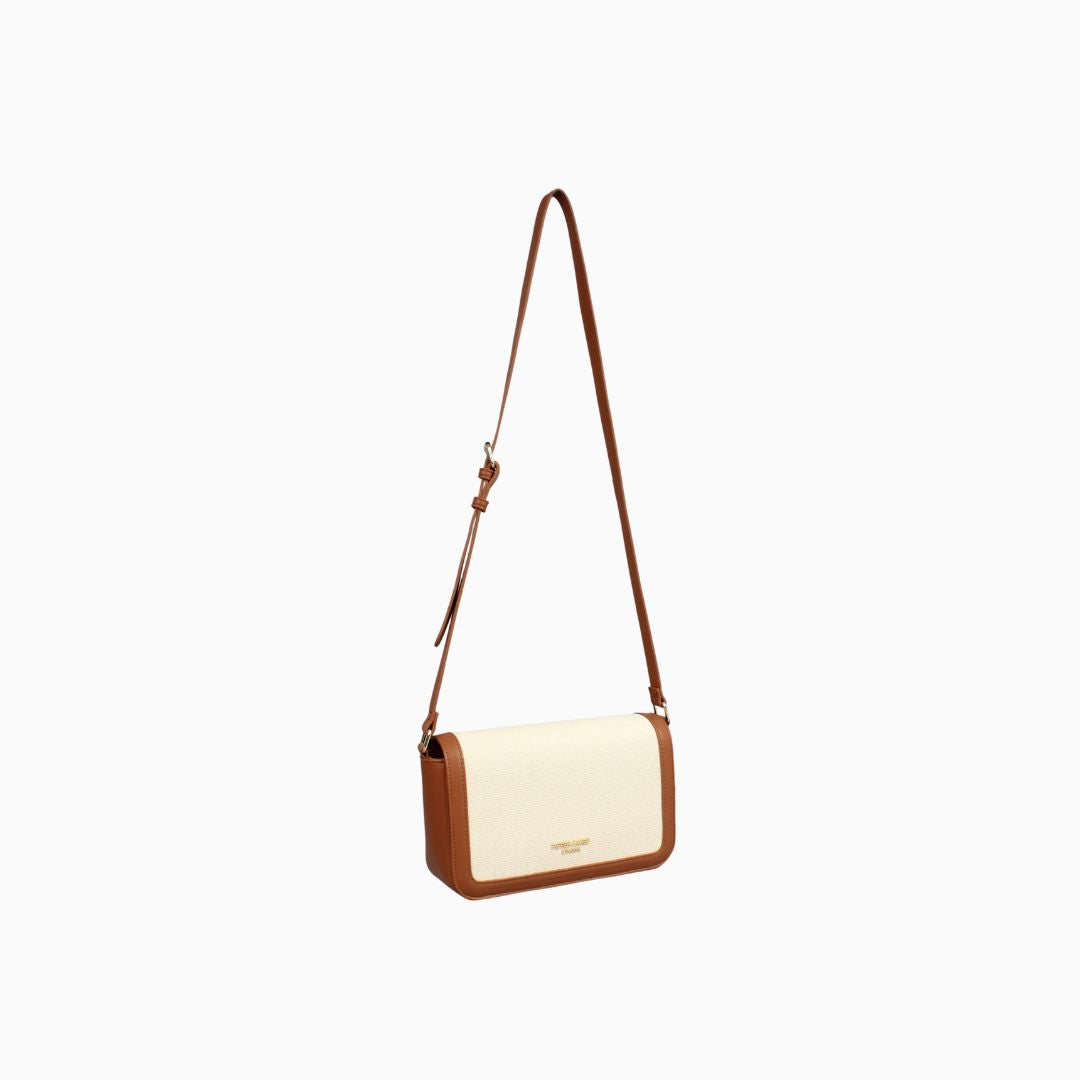 Portman Crossbody Shoulder Bag: Brown