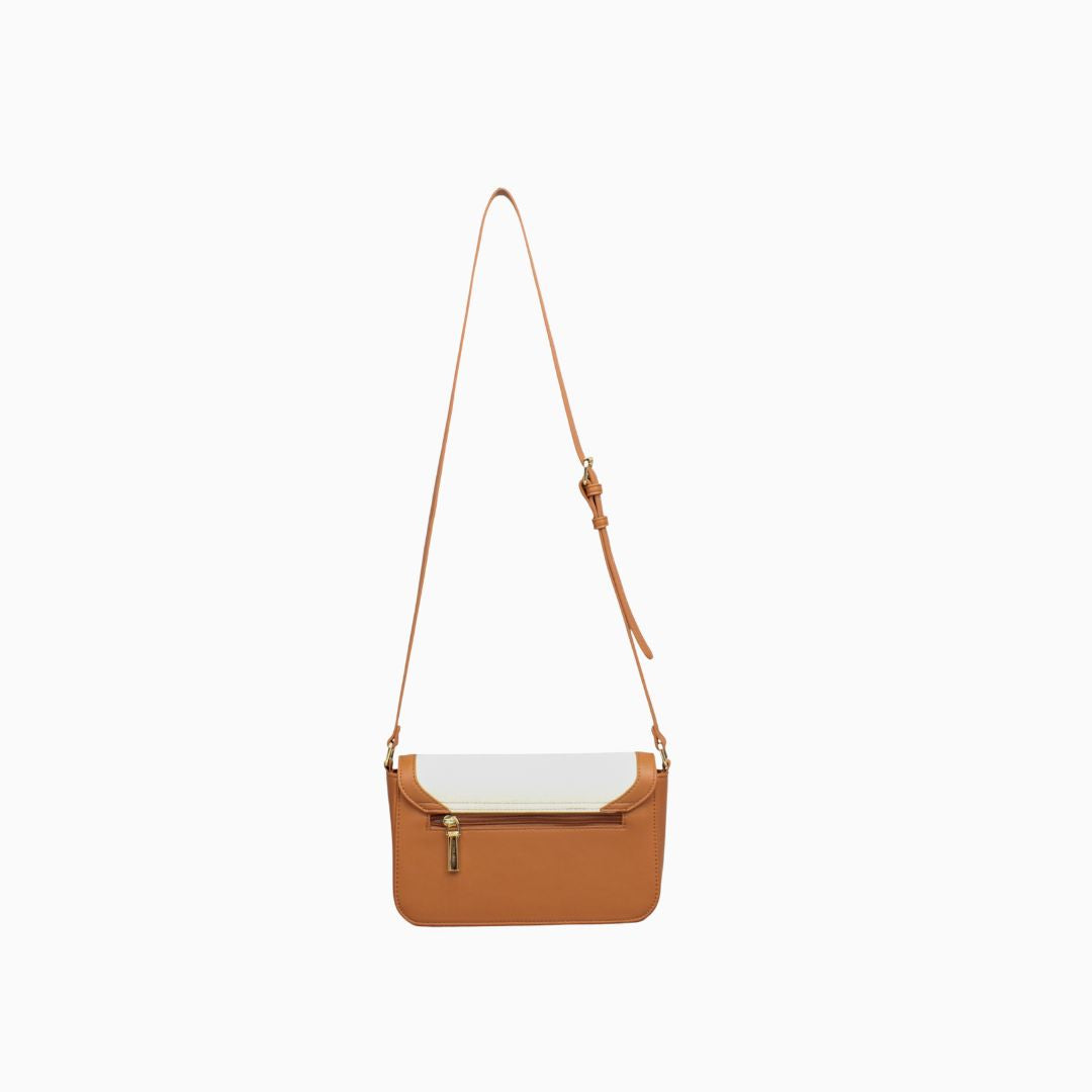 Portman Crossbody Shoulder Bag: Brown