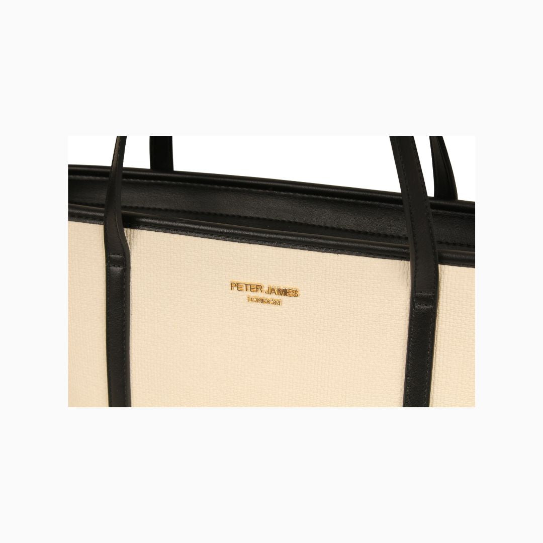 Kinnerton Upright Shoulder Tote: Black