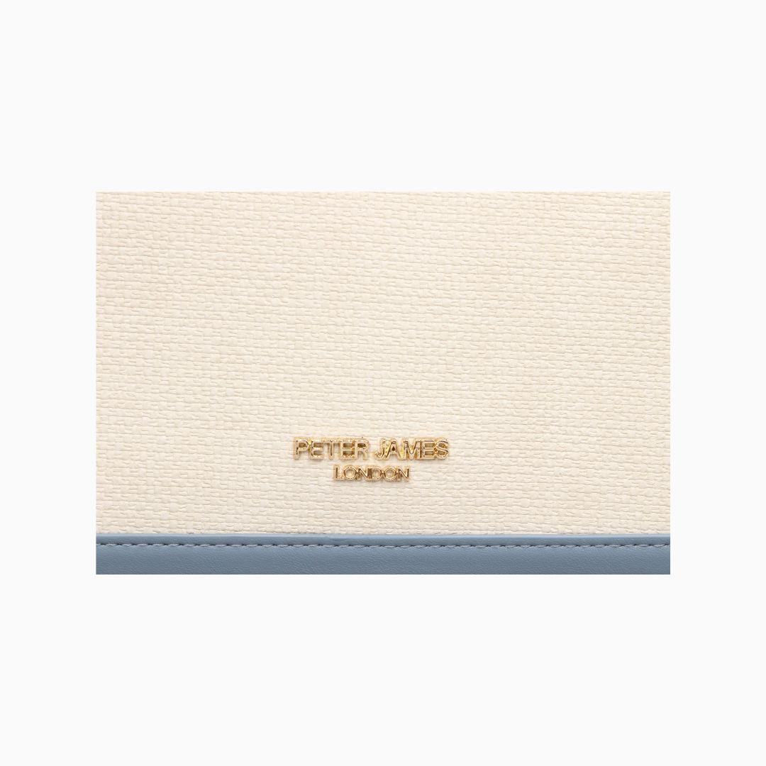 Portman Crossbody Shoulder Bag: Dusty Blue