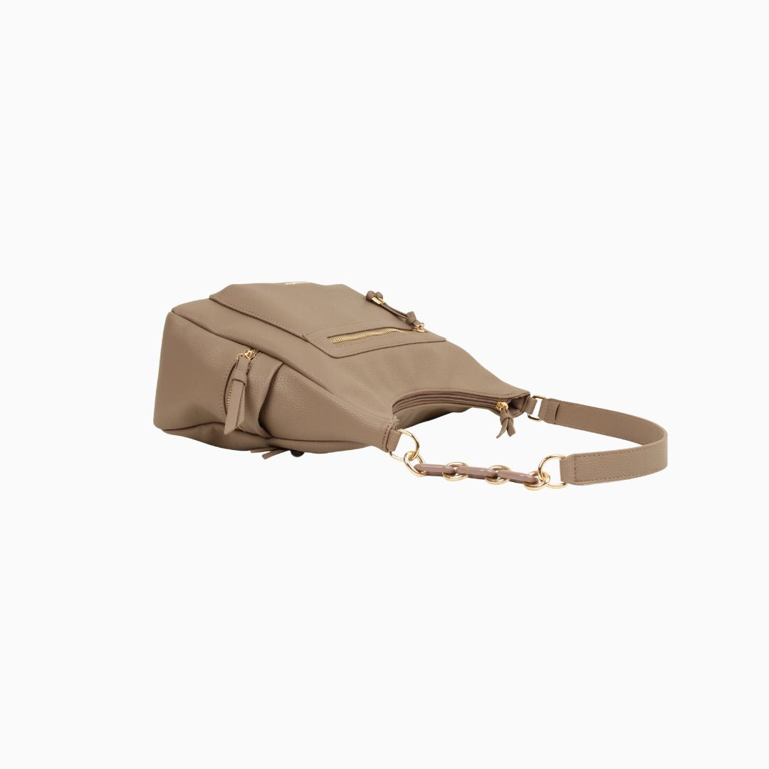 Bryanston Shoulder Bag: Brown