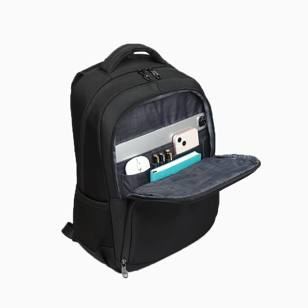 Camden Commando Backpack: Black, view 4