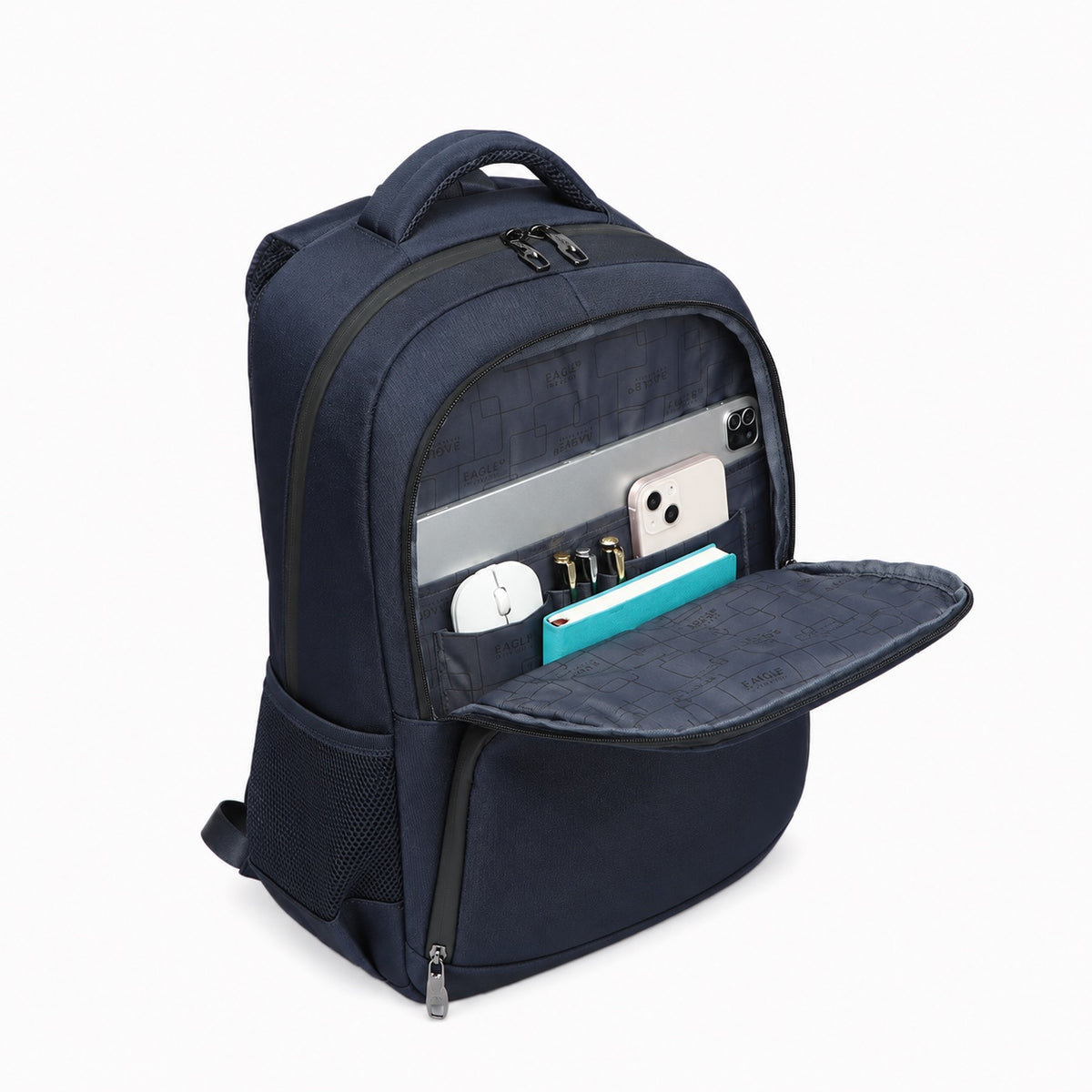 Camden Commando Backpack: Charcoal Blue, view 5