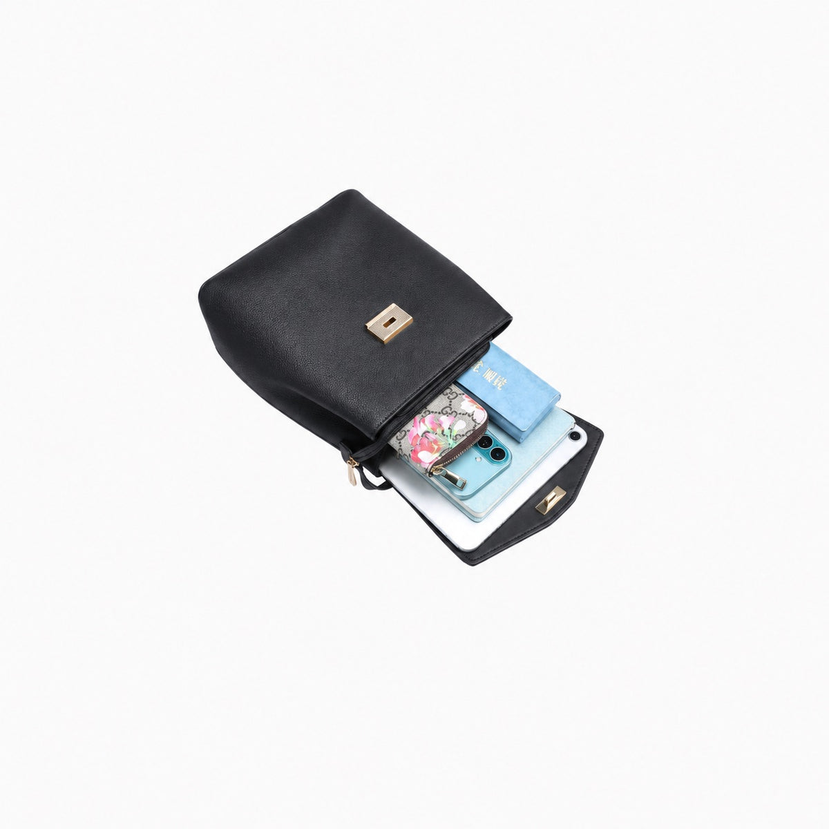 Lowndes Curve Backpack: Black, view 5