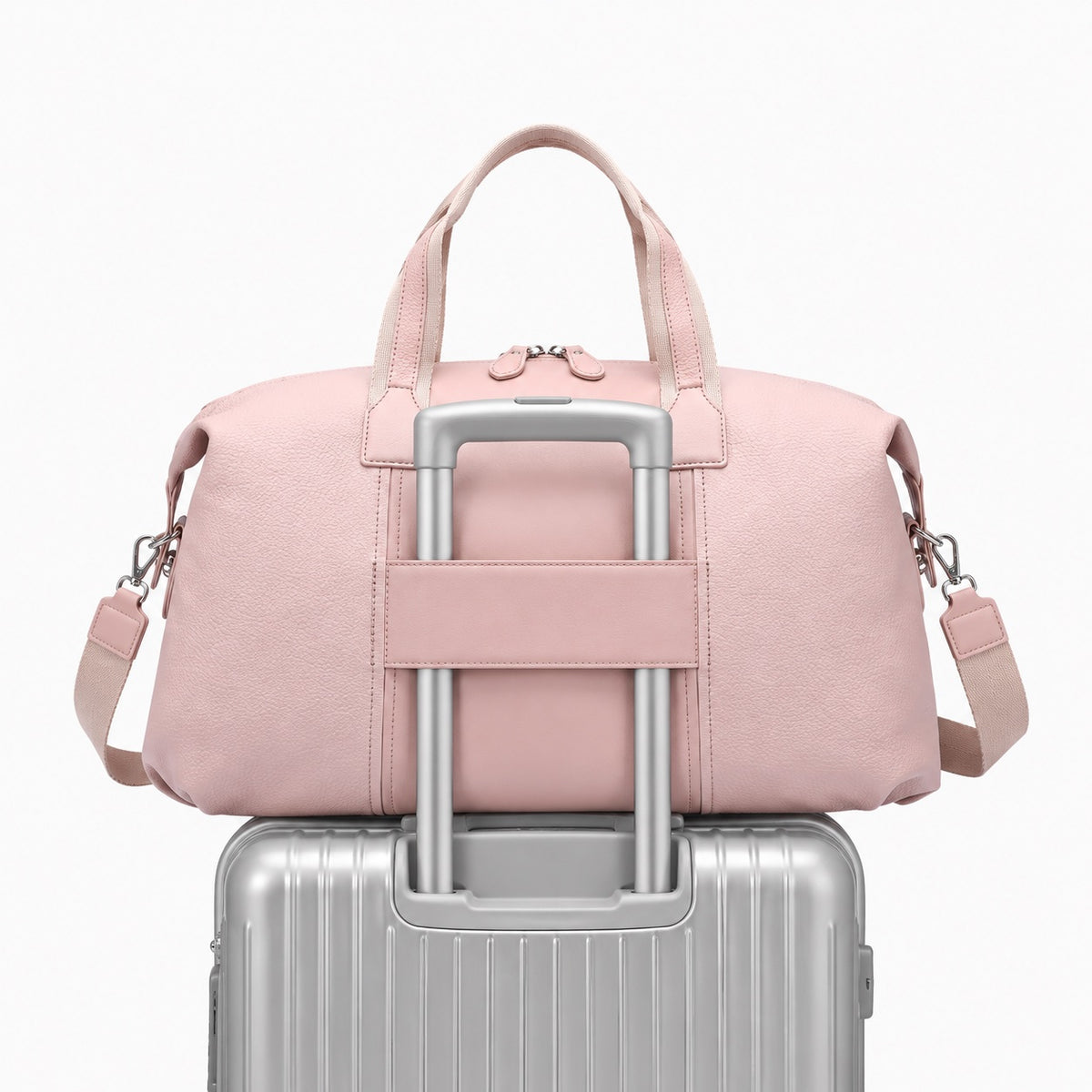 Marloes Holdall: Blush Pink, view 11
