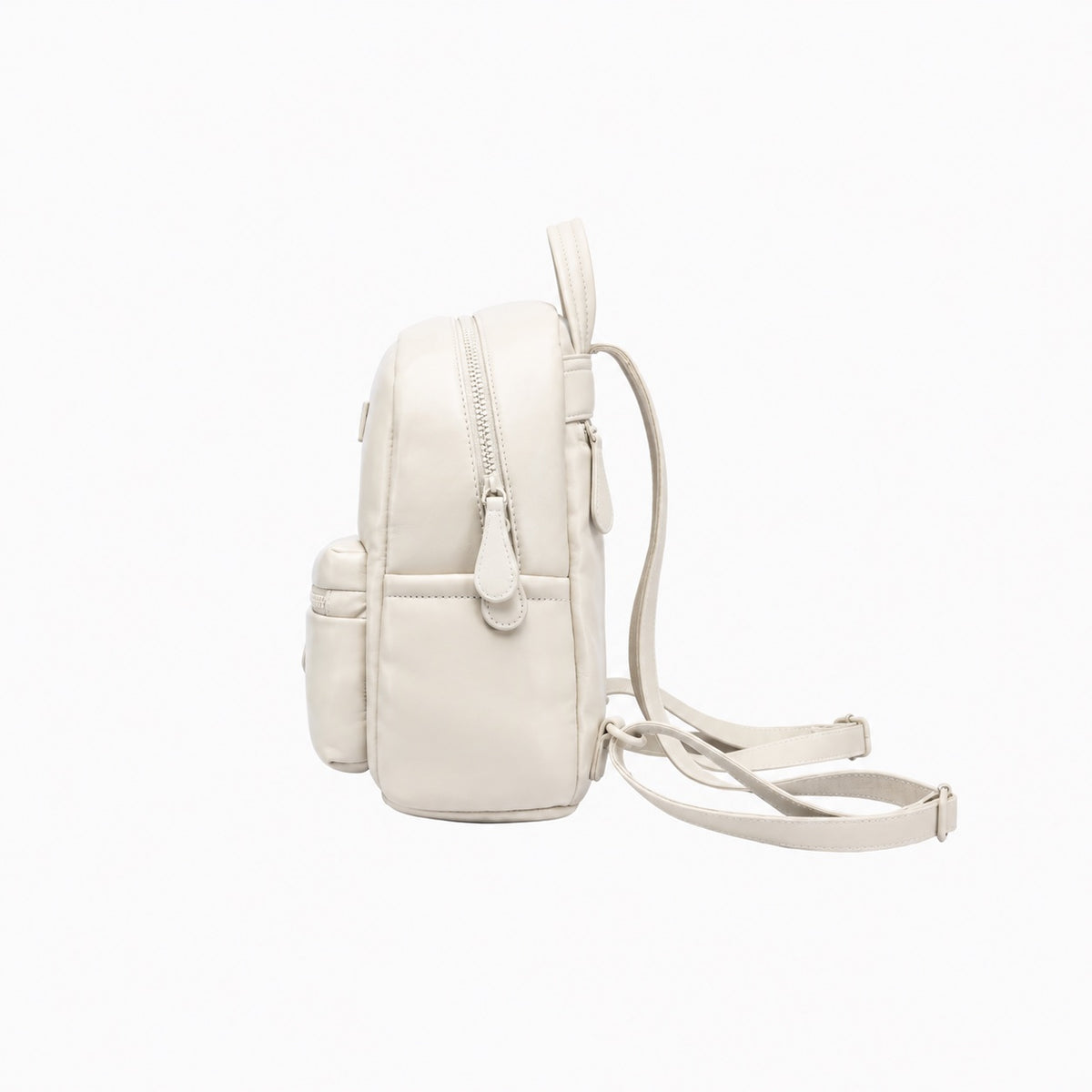 Sloane Backpack: Silver, view 3