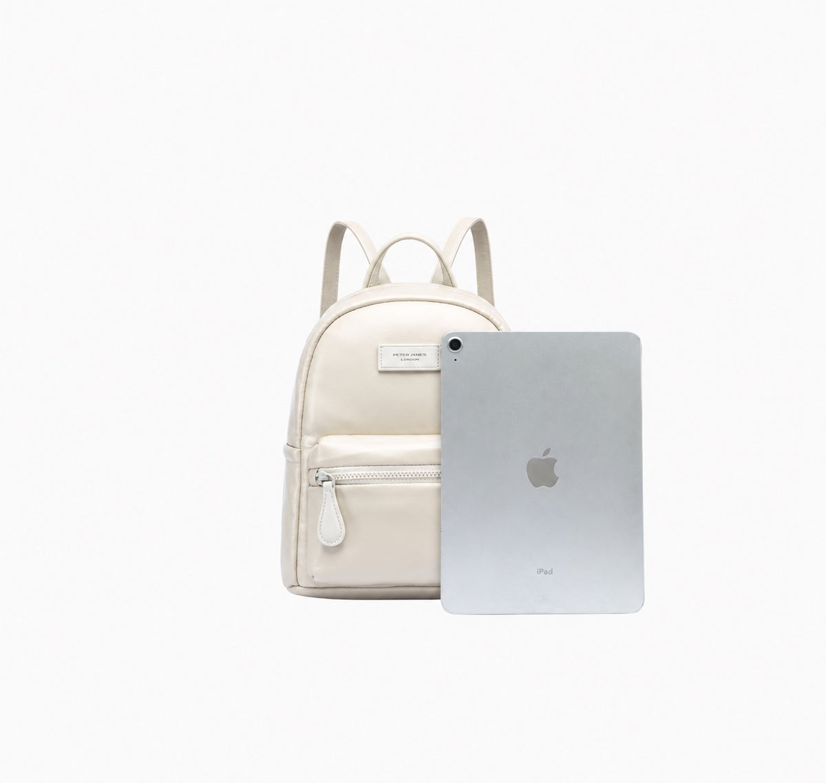 Sloane Backpack: Silver, view 7